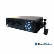 SC-308 8 Канальный автомобильный видеорегистратор. 8 входов для аналоговых камер, 1 вход для микрофона, 4 охранных входов, 1 звуковой извещатель, 1 видеовыход, RS-485